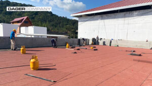 Instalación de Manto asfáltico HOSPITAL - selva Perú